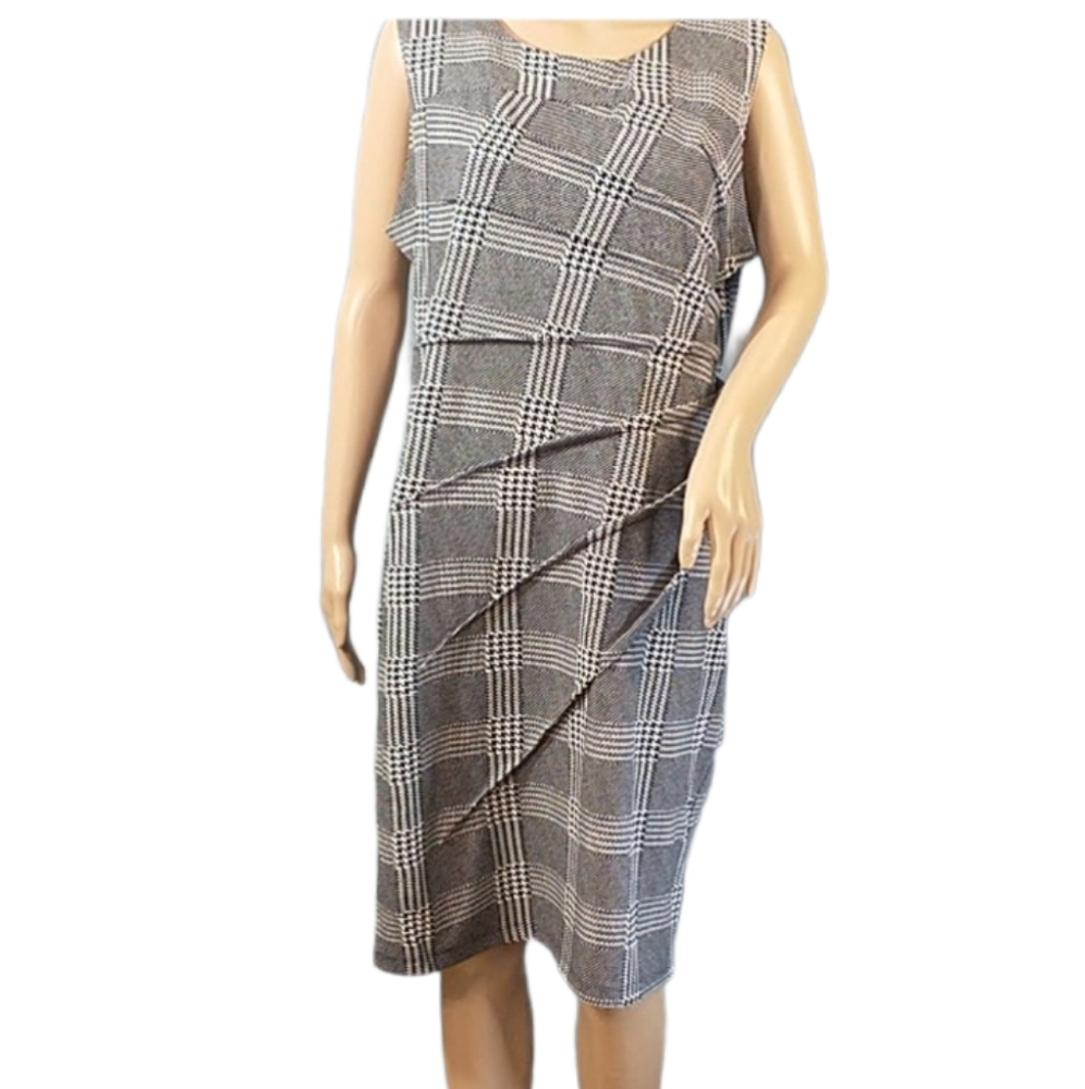 ILE New York Sz 14 Dress Black & White Sleevless…